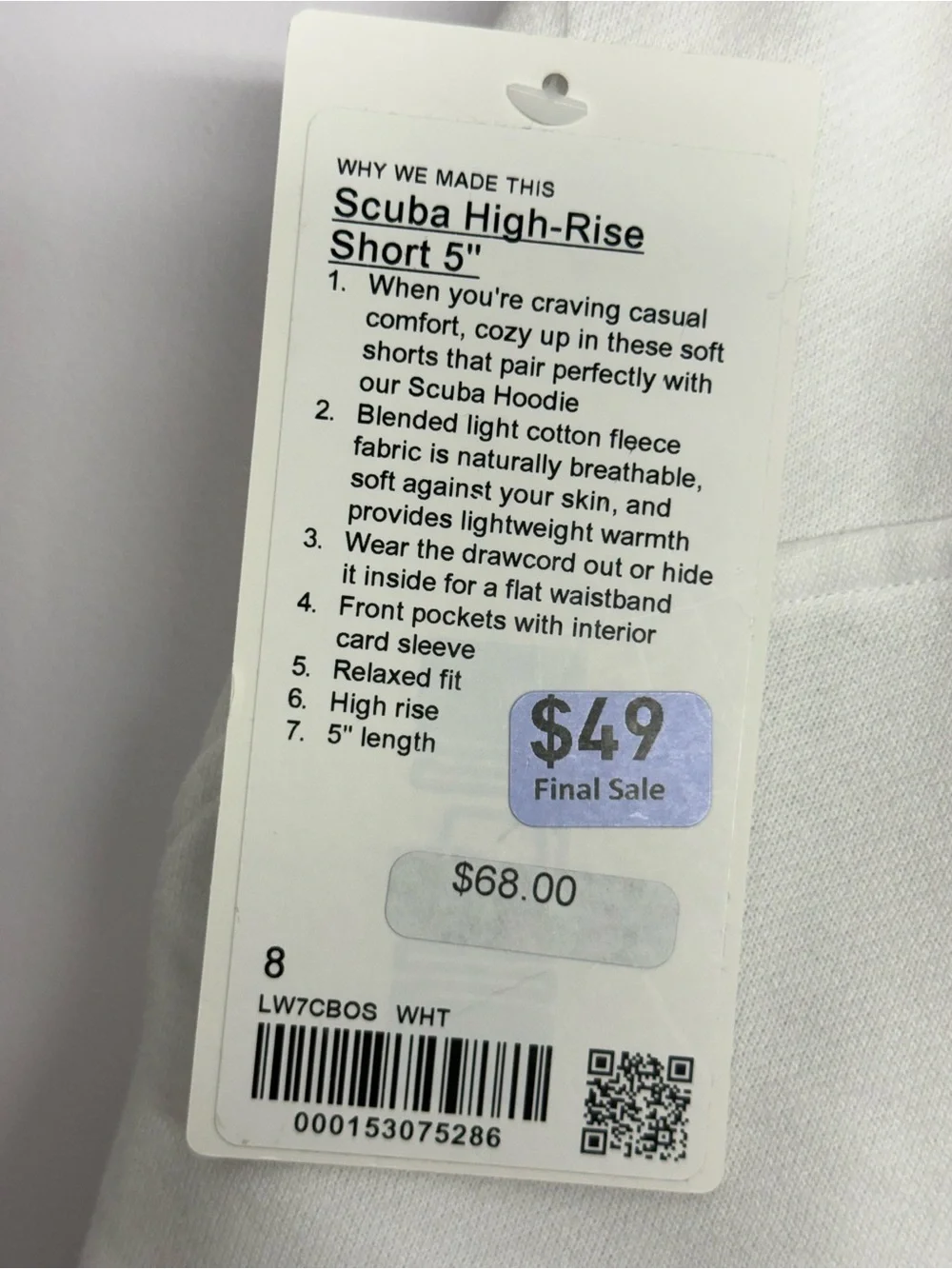 Lululemon Scuba High-Rise Short 5